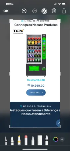 Geladeira Vending Machine