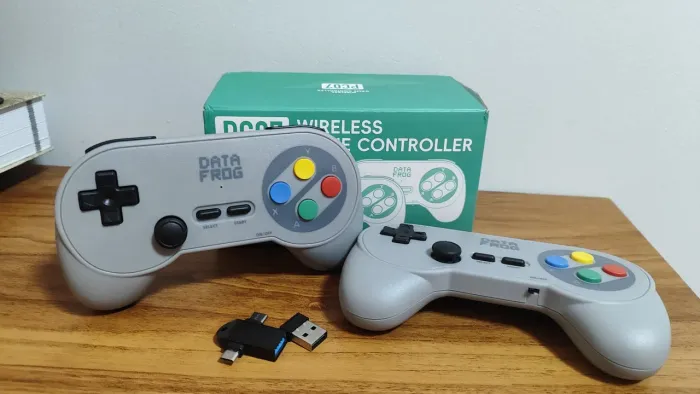 Kit Controle Retro Sem fio Data Frog