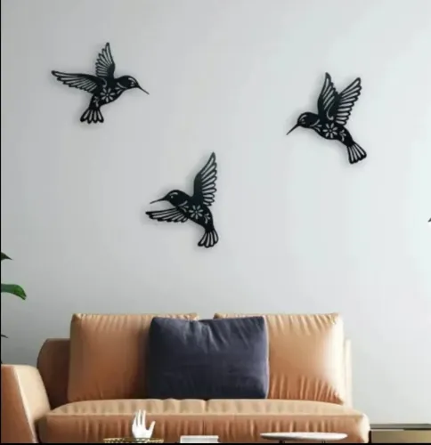 Decoração minimalista 3D para parede