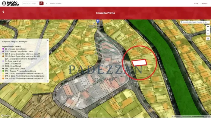 TERRENO | INTERCAP | TABOÃO DA SERRA