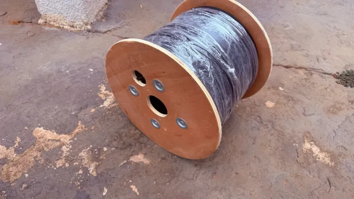 Bobina Cabo Drop Óptico Flat 1FO Next Fiber 1KM Homologado Anatel