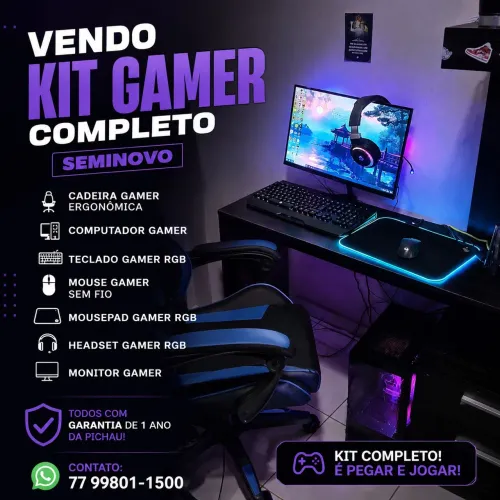 Kit gamer exclusivo!!!