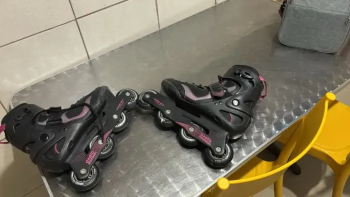 Patins seminovo, valor negociável