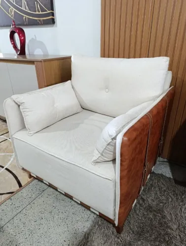 Poltrona de linho