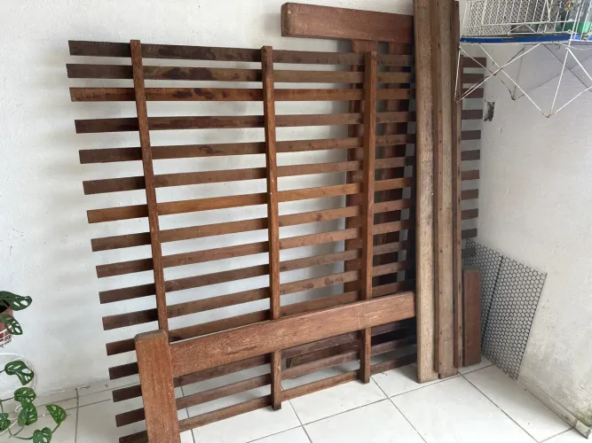 CAMA CASAL MADEIRA PURA