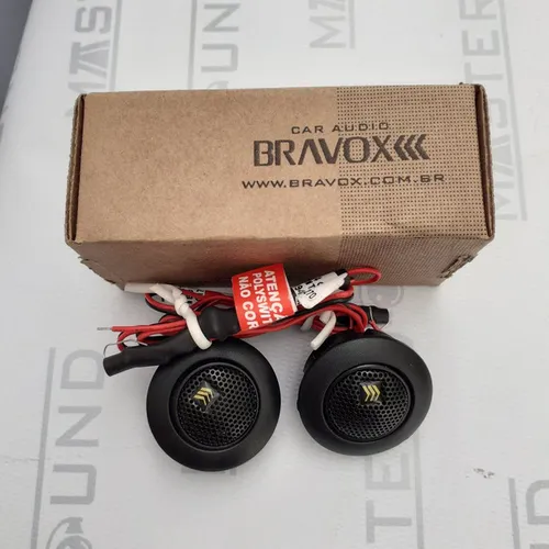 Par de mini tweeter. Bravox. TD 50 U. Novo. Instalado.