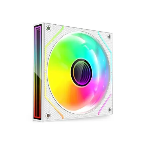 Cooler Fan 120mm C3Tech F9-L310WHRGB White Led RGB *6 Pinos Controladora* - WZetta