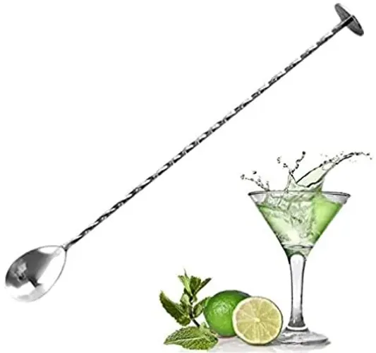 Colher Bailarina Inox para Bebidas Drinks Coquetel Barman etc