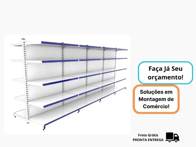 Gondola de Aço Nova de Parede