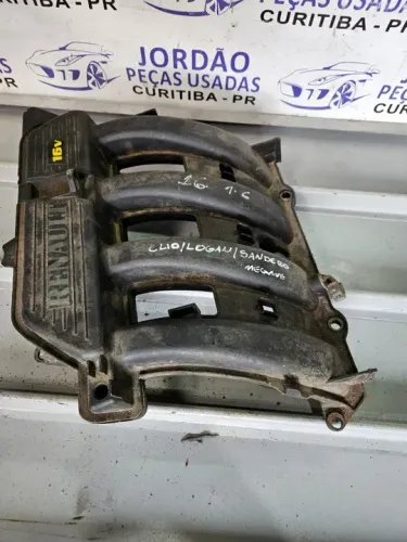 Coletor de admissão Clio/Logan/Sandero/Megane 1.6