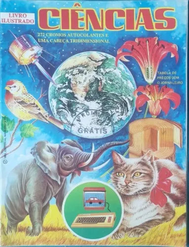 Álbum - Ciências - 1991 (apenas 2 figuras coladas)
