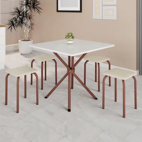 Mesa Com 4 Banquetas Sara s544