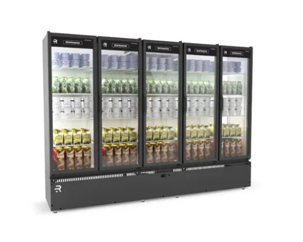 Auto serviço 5 portas para frios e laticinios nova com garantia 