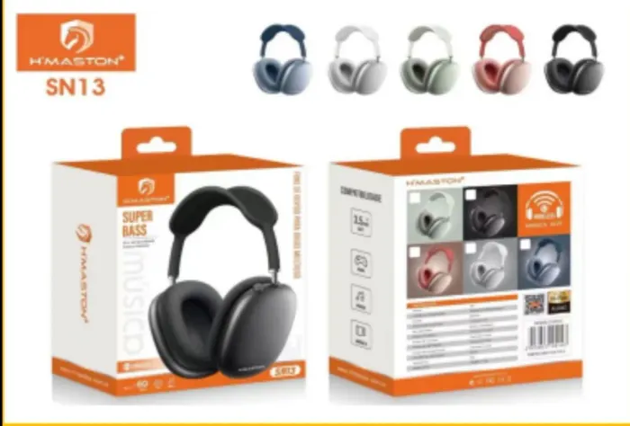 Headphone HmastoN SN13 Super Bass - Wireless - Novo