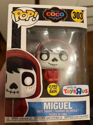 Funko Pop - Miguel 303 Viva a Vida é uma Festa (Coco) - Glow in the dark