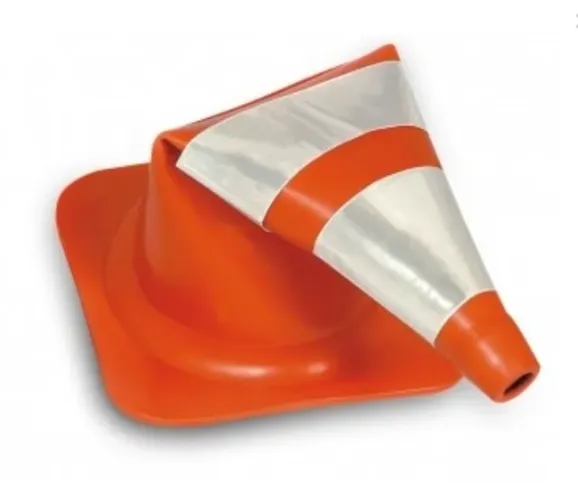Cone Flexível Refletivo Laranja/Branco 700mm Fortsinal