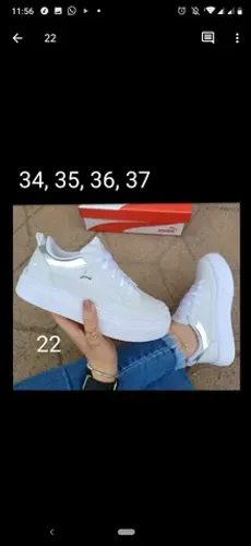 Tênis feminino Tam 34 ao 39