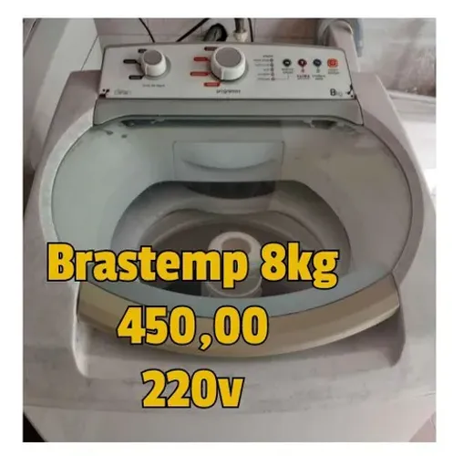 Máquina de lavar Brastemp 8kg 220V