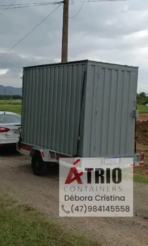 Container depósito com chave tetra