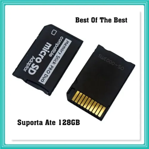 Adaptador Memoria Pro Duo Para Micro Sd Psp E Câmeras Sony