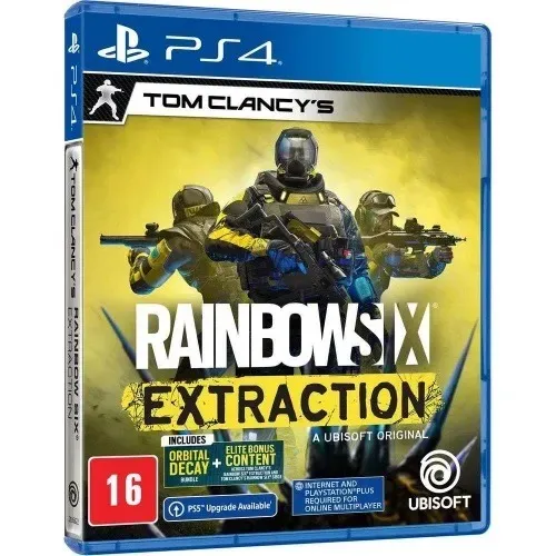 Jogo de PlayStation 4 (PS4) Tom Clancy?s: Rainbow Six Extraction (Novo - Lacrado)