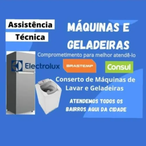 Concerto de máquinas de lavar e geladeiras