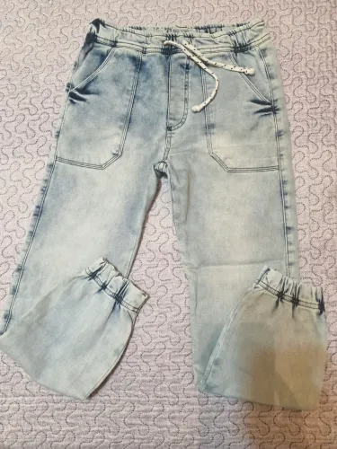 Calça Jeans Infantil com Punho