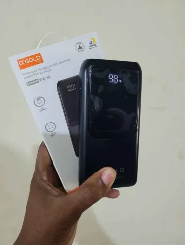 Carregador portátil turbo novo (power bank 10.000 mAh)