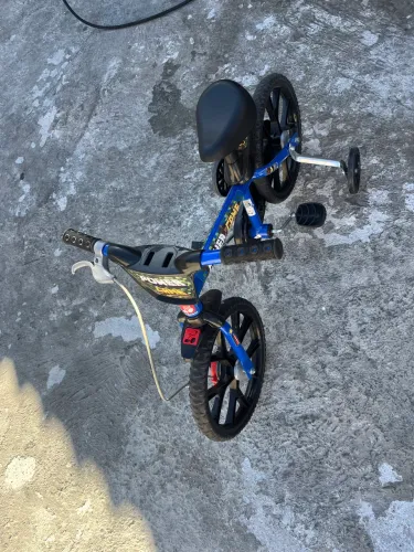 Bicicleta Infantil Aro 14 Azul Power Game Bandeirante