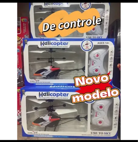 Helicóptero de controle remoto - Novo modelo