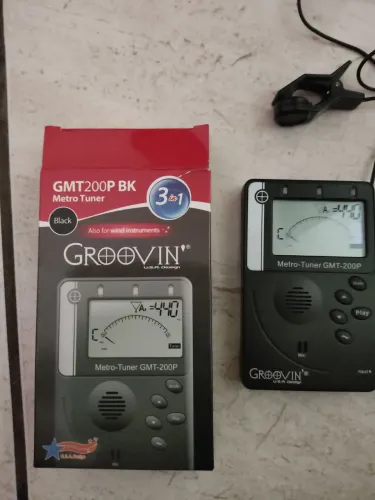 Afinador de Violão Groovin gmt200p 3 em 1 completo 
