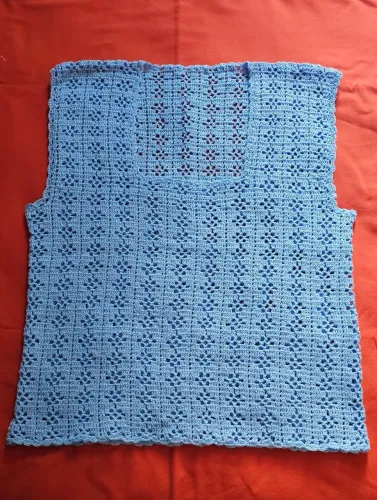 Blusa de crochê feita a mão - nova
