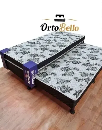 Box solteiro com cama auxiliar 