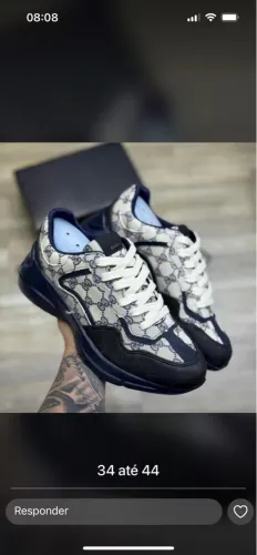 Tênis Gucci GG coleção nova