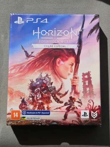 Jogo Horizon Forbidden West Ps4 Edição Especial com Steelbok
