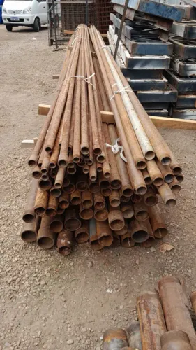 Tubos de aço usados para fundação