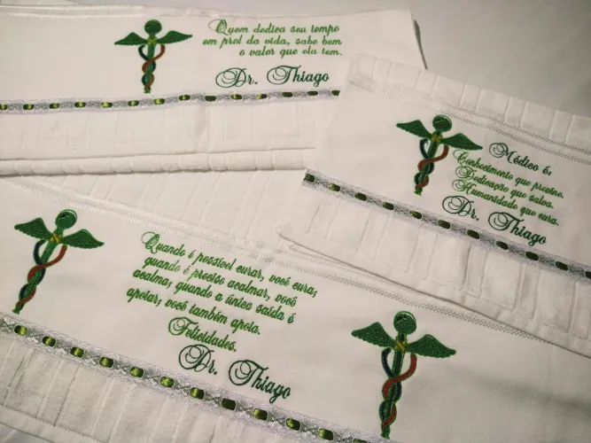 Toalhas de Banho Personalizadas - Dr. Thiago