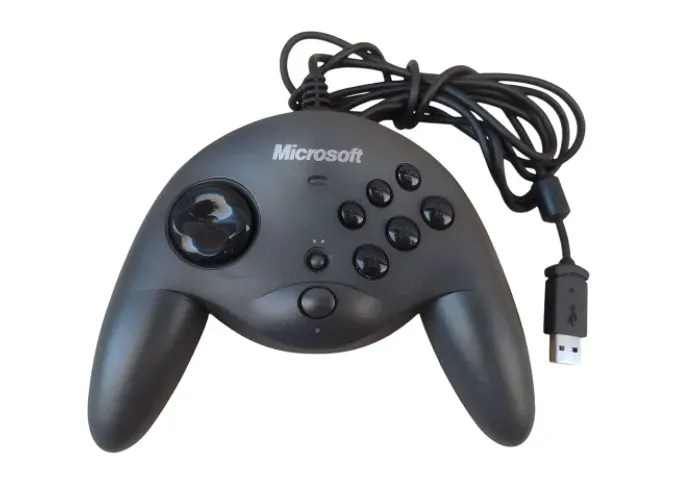 Controle Joystick Original Microsoft Sidewinder Usb Para Pc