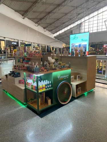 Quiosque Expositor/Vitrine para Comércio
