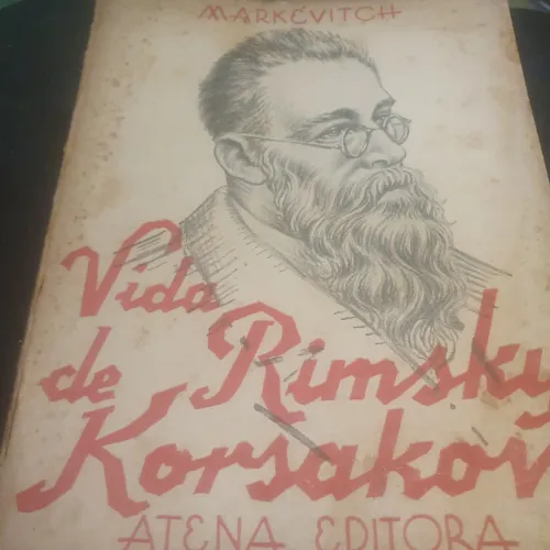 Livro Vida de Rimsky-Korsakov - Antigo