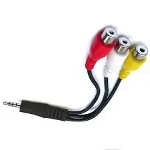 Cabo P2 Com 3 Rca Femea P2 Para Áudio Vídeo Tv P2 X Av