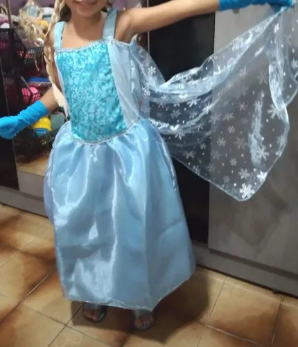 Vestido infantil Frozen