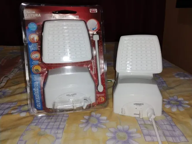 Ducha Lorenzetti Futura Eletrônica 220V 7500W + Resistência Extra Novo na Cx.
