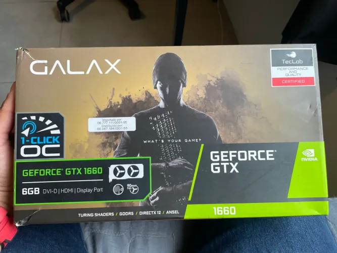 Geforce GTX 1660 6GB