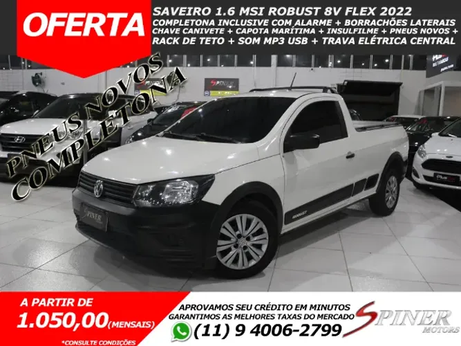 Volkswagen Saveiro Robust 1.6 Total Flex 8V 2022