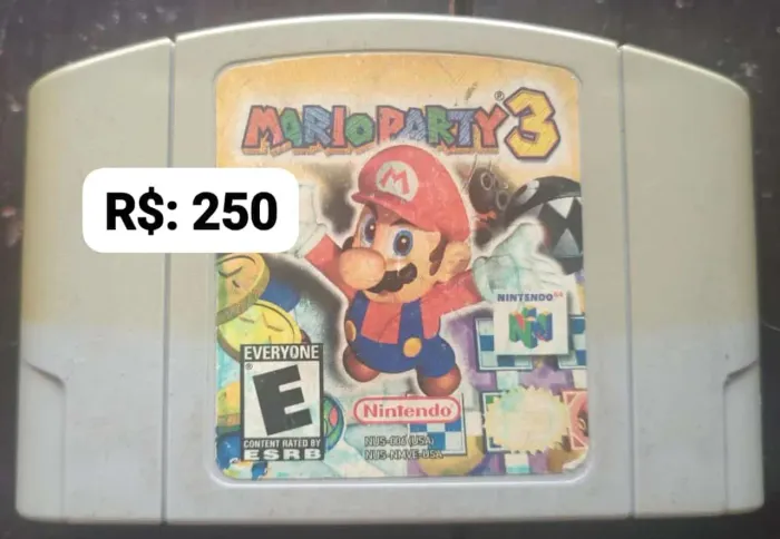 Mario Party 3 = R$: 250