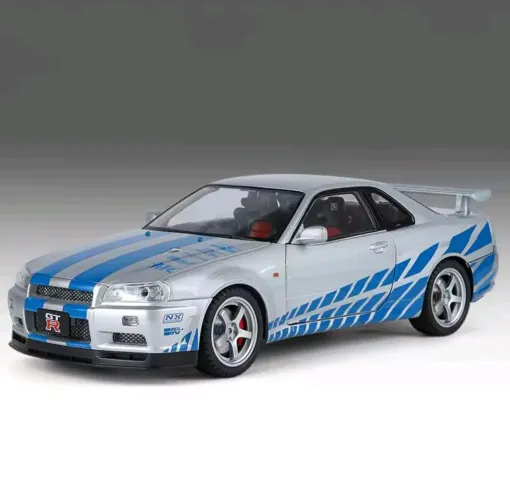 Miniatura Nissan Skyline GT-R R34 - Velozes e Furiosos