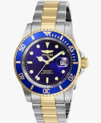 Relógio De Pulso Masculino Invicta Pro Driver Azul Orginal<br>