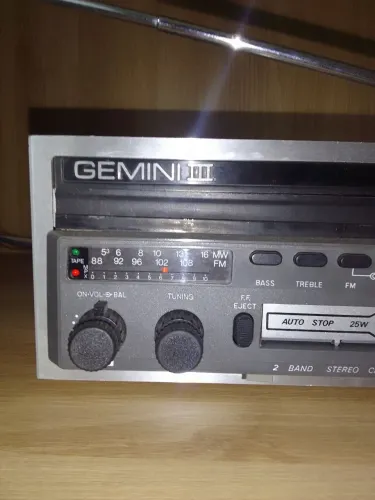 GEMINI III BOSCH, TOCA FITAS BOSCH MILANO I, COLEÇÃO, RELÍQUIA, RARA CONSERVAÇÃO  