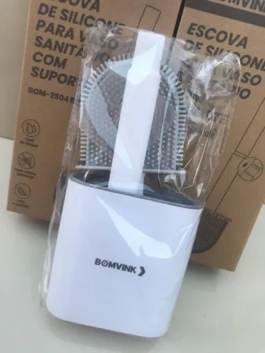 Escova sanitária de silicone.